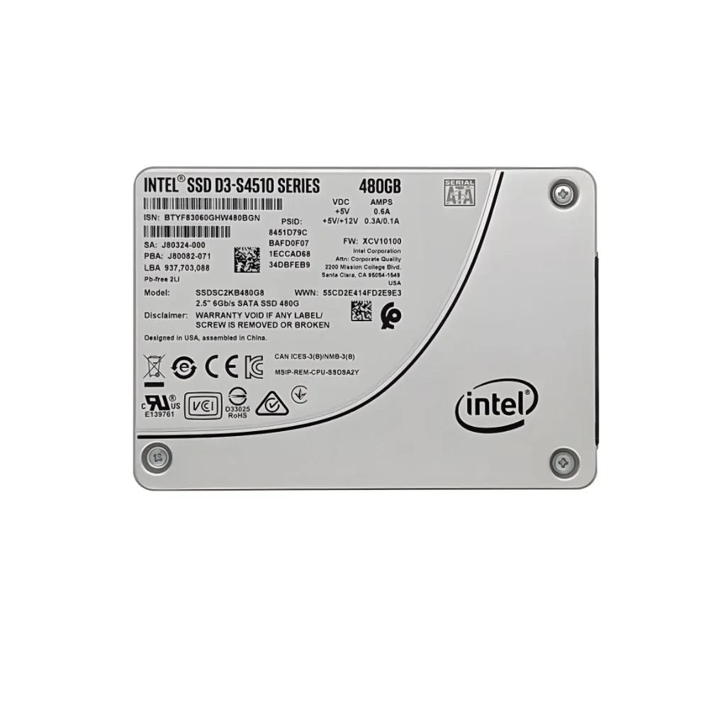 ڿ  ָ Ʈ ̺, SSD D3-S4510, 480GB, 3D NAND TLC SATA, 6 Gb/s, 2.5 ġ